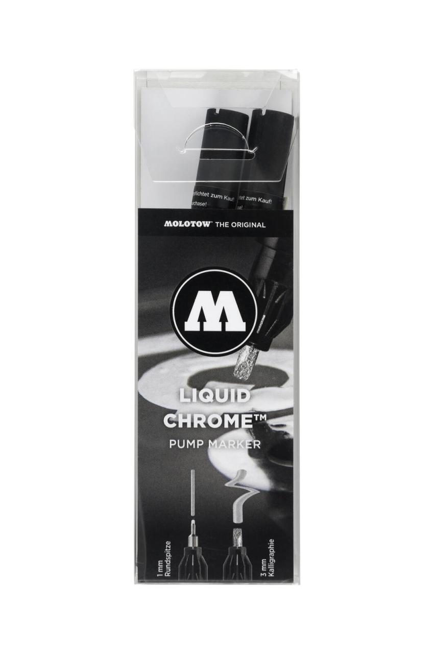 MOLOTOW Liquid Chrome Acrylstifte 1.0 - 3.0 mm Chrom MOLOTOW Liquid Chrome Acrylstifte 1.0 - 3.0 mm Chrom von MOLOTOW