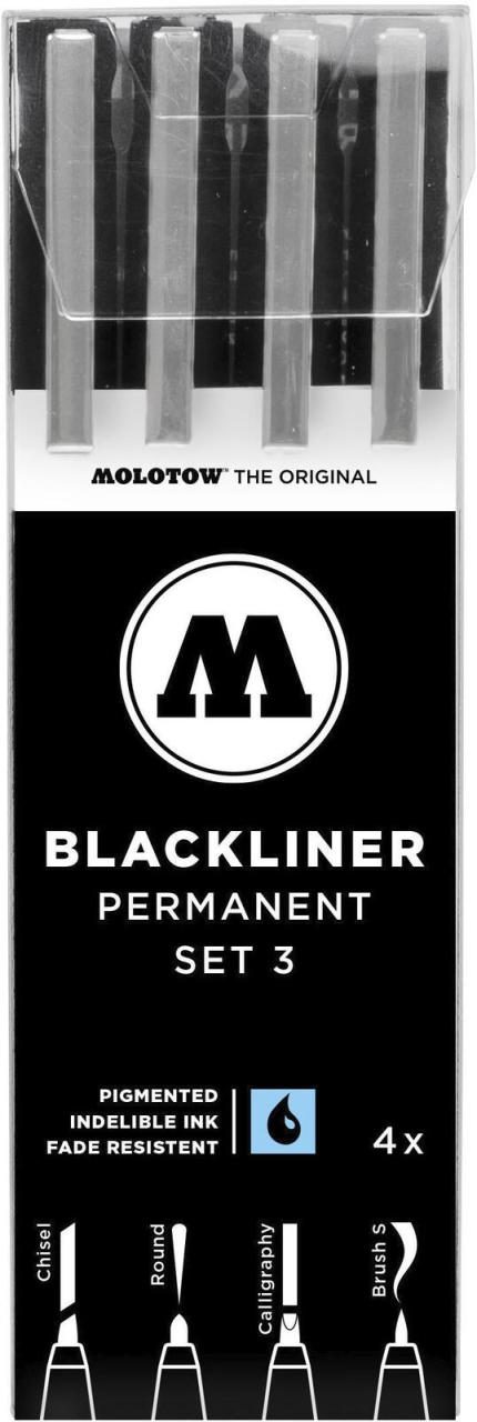 MOLOTOW Fineliner Blackliner 0.005 - 1.0 mm Schwarz von MOLOTOW