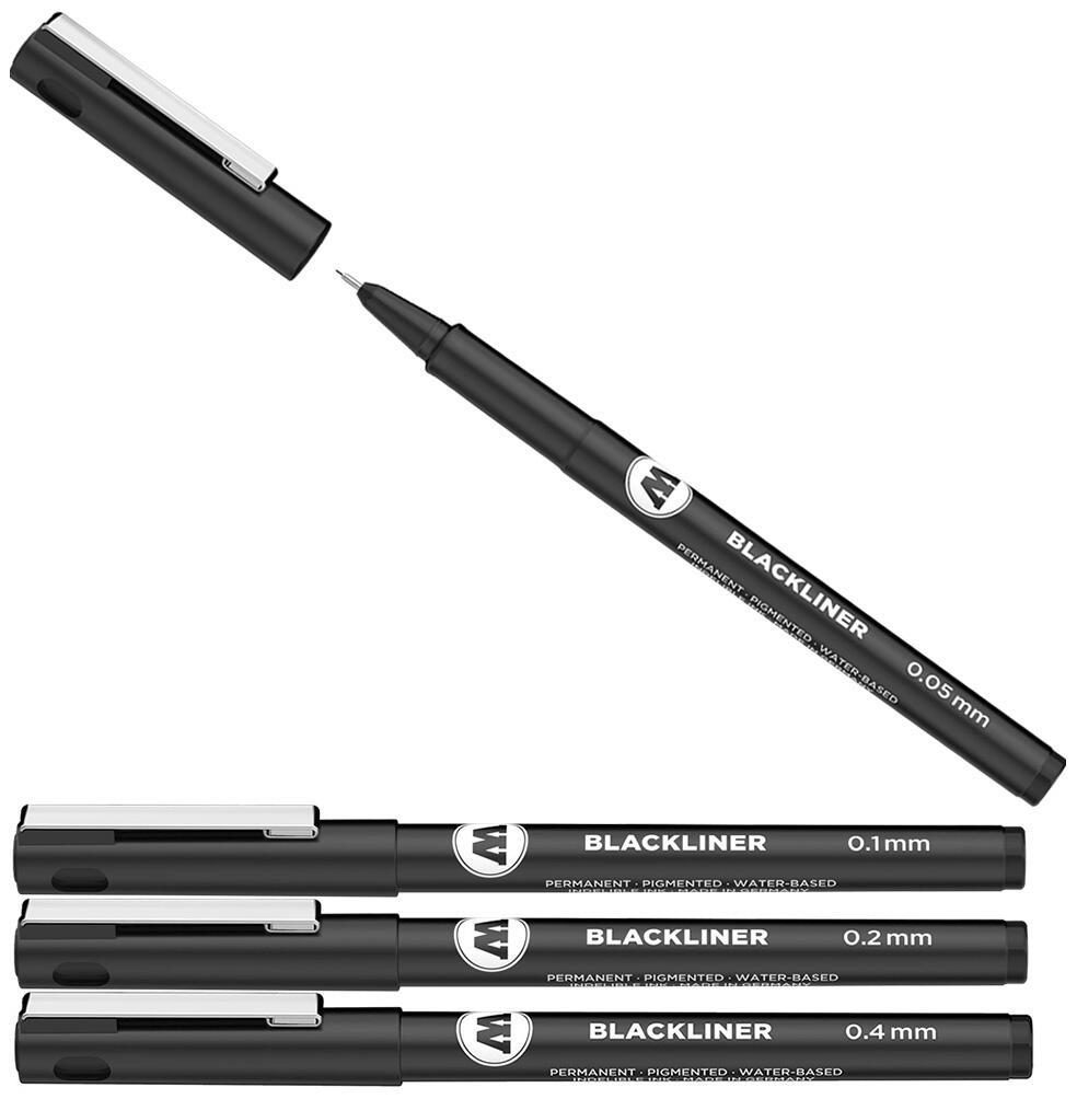 MOLOTOW Blackliner Fineliner-Set 0.05 + 0.1 + 0.2 + 0.4 mm Schwarz MOLOTOW Blackliner Fineliner-Set 0.05 + 0.1 + 0.2 + 0.4 mm Schwarz von MOLOTOW