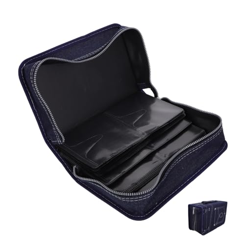 MOLUCKFU Stilvolle Denim-DVD-hülle Zur Aufbewahrung Von 60 Bis 128 Beuteln Disc-Tasche Für Paket-Organizer Stoff-geldbörse Für Discs MOLUCKFU Stilvolle Denim-DVD-hülle Zur Aufbewahrung Von 60 Bis 128 Beuteln Disc-Tasche Für Paket-Organizer Stoff-geldbörse Für Discs von MOLUCKFU