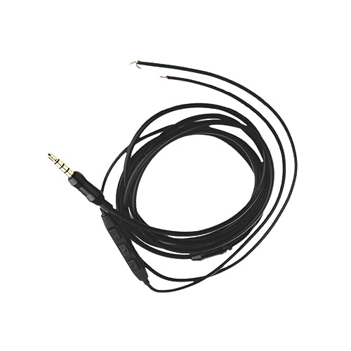 MOLUCKFU 1Stk Halbfertiges Kopfhörerkabel Anpassen des Kopfhörerkabels Kopfhörerkabel selber machen Anpassung Halbzeug kopfhörerkabel headphone cable Black MOLUCKFU 1Stk Halbfertiges Kopfhörerkabel Anpassen des Kopfhörerkabels Kopfhörerkabel selber machen Anpassung Halbzeug kopfhörerkabel headphone cable Black von MOLUCKFU