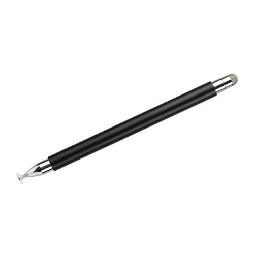 MOLUCKFU Eingabestift Für Touchscreen Eingabestift Runde Scheibenspitze Aluminiumlegierung Schwarz Zum Notieren von MOLUCKFU