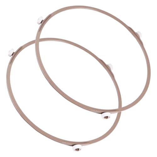 MOLUCKFU 2 Stück Mikrowellenzubehör, Mikrowellenringe, Küchenhelfer, Mikrowellenteller Rollring, Mikrowellen Drehtellerring, Mikrowellen Tabletthalterring, Universal Mikrowellenherd von MOLUCKFU