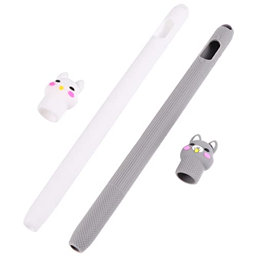 MOLUCKFU 2 Stück Weißes Stiftgehäuse Stylus Etui Stiftetui Hauthülle Federmäppchen 1 Generation MOLUCKFU 2 Stück Weißes Stiftgehäuse Stylus Etui Stiftetui Hauthülle Federmäppchen 1 Generation von MOLUCKFU