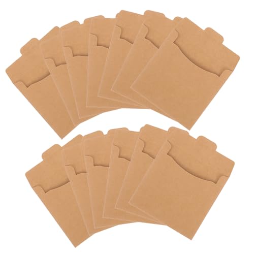 MOLUCKFU CD-Tragetasche 50 Stück CD-Hüllen aus Kraftpapier DVD-Aufbewahrungstasche für einfachen Zugriff langfristige Nutzung MOLUCKFU CD-Tragetasche 50 Stück CD-Hüllen aus Kraftpapier DVD-Aufbewahrungstasche für einfachen Zugriff langfristige Nutzung von MOLUCKFU