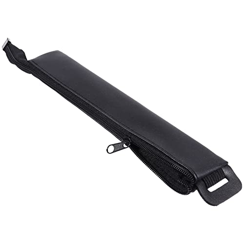 MOLUCKFU Federmäppchen Reißverschluss Anti Drop Lederhülle Für Pencil Einfache Schutzabdeckung Stiftschutzhülle Stylus Stiftspeicher Pencil Case Mit Tragegriff von MOLUCKFU