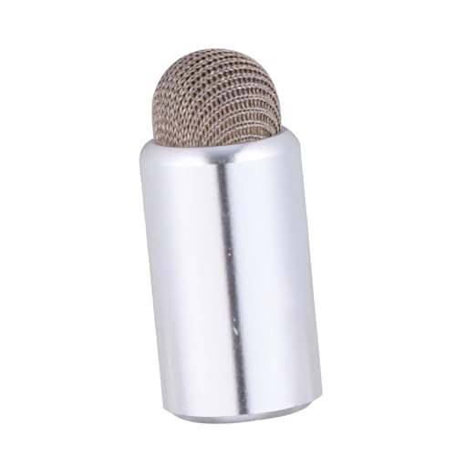 MOLUCKFU Bleistift Stiftspitzenschutz Kapazitiver Stift Stiftspitzenkappe Ersatzstift Stylus-stiftkappe Kapazität Stift Kappe Schutzkappe Stifthalter Abdeckstift Kapazitive Spitzen Silver von MOLUCKFU