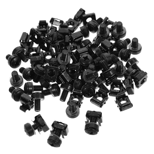 MOLUCKFU M6x16mm Server Rack Cage Nuts Schrauben Für Netzwerkgeräte Austausch Von Rack Nüssen Montageschrauben Für Server Und Switch Gehäuse von MOLUCKFU