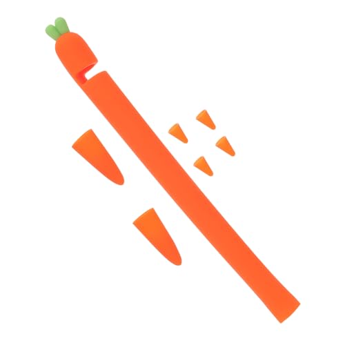 MOLUCKFU Carrot Pen für Stylus Schutzhülle Silikonhülle Orange für Pencil 1 MOLUCKFU Carrot Pen für Stylus Schutzhülle Silikonhülle Orange für Pencil 1 von MOLUCKFU