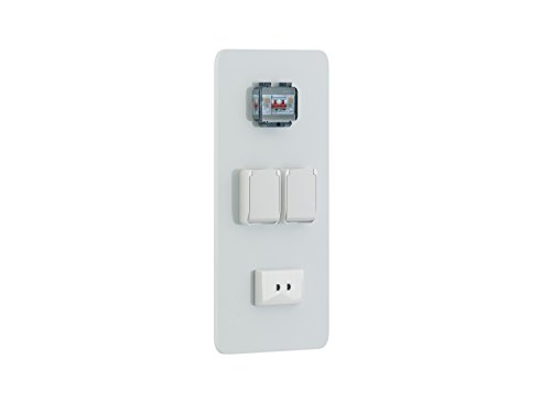 Momoline PLL-SKY-D/2E/M Skylab 3 Panel 2 Steckdosen, Plattenmontage, IP65, 16 A, 250 V, magnetischer Schutzschalter, Datendose, Grau Momoline PLL-SKY-D/2E/M Skylab 3 Panel 2 Steckdosen, Plattenmontage, IP65, 16 A, 250 V, magnetischer Schutzschalter, Datendose, Grau von MOMOLINE