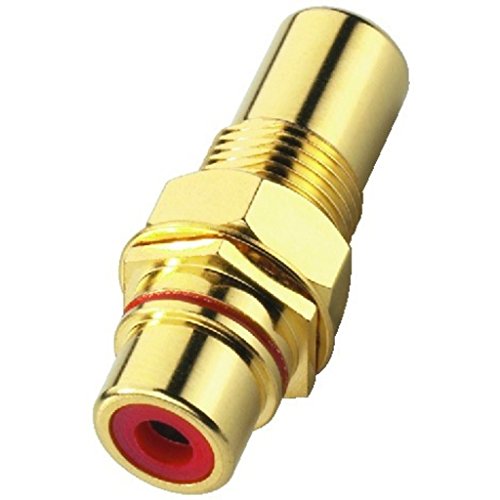 High-End Cinch-Durchgangs-Einbaubuchse vergoldet rot High-End Cinch-Durchgangs-Einbaubuchse vergoldet rot von MONACOR
