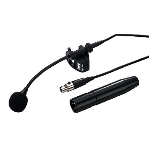 IMG STAGELINE ECM-310W Elektret-Mikrofon für Blasinstrumenten Tonabnahme schwarz von MONACOR