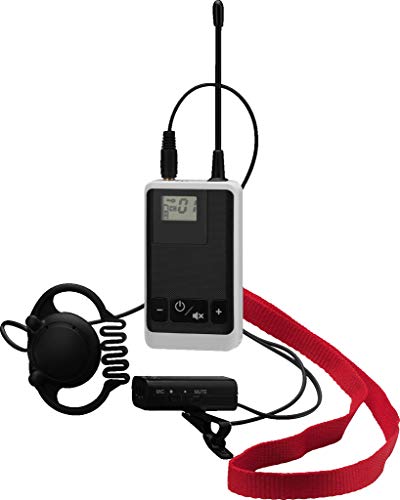 MONACOR ATS-22T Digitales 16-Kanal-Sprach-Übertragungssystem, 863-865 MHz schwarz von MONACOR