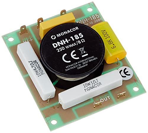 MONACOR DNH-185 Mono-Hochpass 8 ohm, HiFi und PA, Belastbarkeit 250W für den Innenbereich mit hochw von MONACOR