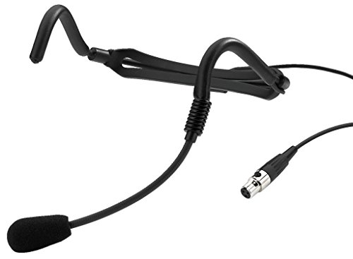 MONACOR IMG Stageline Elektret Headset-Mikrofon HSE-110, schwarz, 232170 von MONACOR