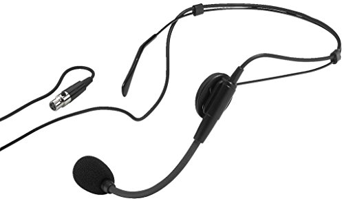 MONACOR IMG Stageline HSE-80 Elektret-Headset-Mikrofon, Schwarz, 233880 von MONACOR