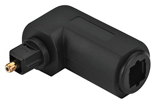 MONACOR ola-20 Hat Toslink Toslink Schwarz Adapter-Kabel – Adapter für Kabel (Toslink, Toslink, männlich/weiblich, schwarz) von MONACOR