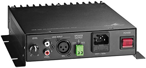 Monacor AKB-160 ELA-Verstärkermodul mit 100-V-Ausgang, schwarz von MONACOR