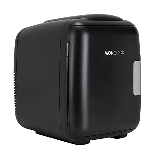 MONCOOK Mini-Kühlschrank für Schlafzimmer – Kleine, tragbare und leise Mini-Kühlschränke für Hautpflege – Kühl- und Wärmefunktion – Perfekt für Zuhause, Büro, Auto oder Reisen - 14L - Schwarz Mono MONCOOK Mini-Kühlschrank für Schlafzimmer – Kleine, tragbare und leise Mini-Kühlschränke für Hautpflege – Kühl- und Wärmefunktion – Perfekt für Zuhause, Büro, Auto oder Reisen - 14L - Schwarz Mono von MONCOOK