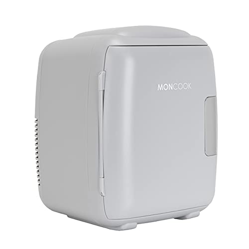 MONCOOK Mini-Kühlschrank für Schlafzimmer – Kleine, tragbare und leise Mini-Kühlschränke für Hautpflege – Kühl- und Wärmefunktion – Perfekt für Zuhause, Büro, Auto oder Reisen - 9L - Grau Mono MONCOOK Mini-Kühlschrank für Schlafzimmer – Kleine, tragbare und leise Mini-Kühlschränke für Hautpflege – Kühl- und Wärmefunktion – Perfekt für Zuhause, Büro, Auto oder Reisen - 9L - Grau Mono von MONCOOK