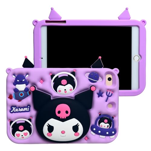 Kurom-1 Cartoon-Schutzhülle für Xiaomi Redmi Pad SE, 27,9 cm (11 Zoll) 2023, MONEHOYSY niedlicher weicher Silikonständer [sturzsicher, stoßfest, rutschfest] von MONEHOYSY