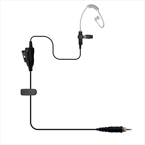 MONICONA Air Tube Earpiece Surveillance Kit Kopfhörer Headset PTT Mic für Motorola CLP1010e CLP1040e CLPe446 CLP446e Radio MONICONA Air Tube Earpiece Surveillance Kit Kopfhörer Headset PTT Mic für Motorola CLP1010e CLP1040e CLPe446 CLP446e Radio von MONICONA