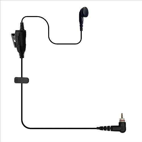 MONICONA Ear-Bud-Kopfhörer mit PTT-Mikrofon für Motorola DLR110 SL300 SL8550e SL1600 SL2600 SL3500E SL7000E TLK100 Radio von MONICONA