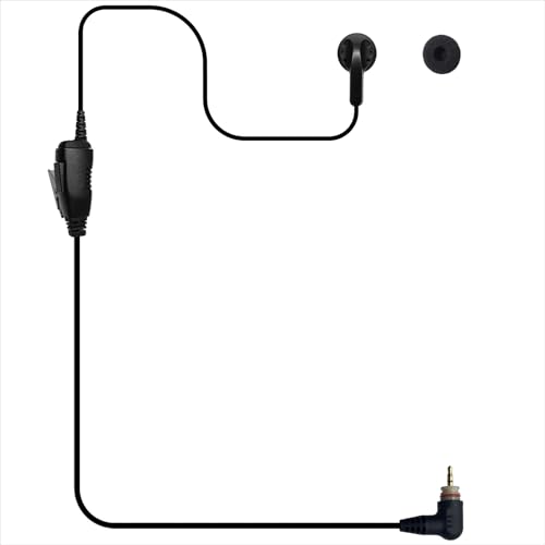 MONICONA Ear-Bud-Kopfhörer mit PTT-Mikrofon für Motorola DLR110 SL300 SL8550e SL1600 SL2600 SL3500E SL7000E TLK100 Radio MONICONA Ear-Bud-Kopfhörer mit PTT-Mikrofon für Motorola DLR110 SL300 SL8550e SL1600 SL2600 SL3500E SL7000E TLK100 Radio von MONICONA