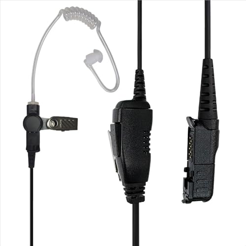 MONICONA R5 XPR3300E Ohrhörer mit Mikrofon, kompatibel mit Motorola Radios XPR3300 XPR3500E DEP570 DP2600E MTP3250 DP3441E, klares Akustikschlauch-Headset mit PTT und Clip-Mikrofon MONICONA R5 XPR3300E Ohrhörer mit Mikrofon, kompatibel mit Motorola Radios XPR3300 XPR3500E DEP570 DP2600E MTP3250 DP3441E, klares Akustikschlauch-Headset mit PTT und Clip-Mikrofon von MONICONA