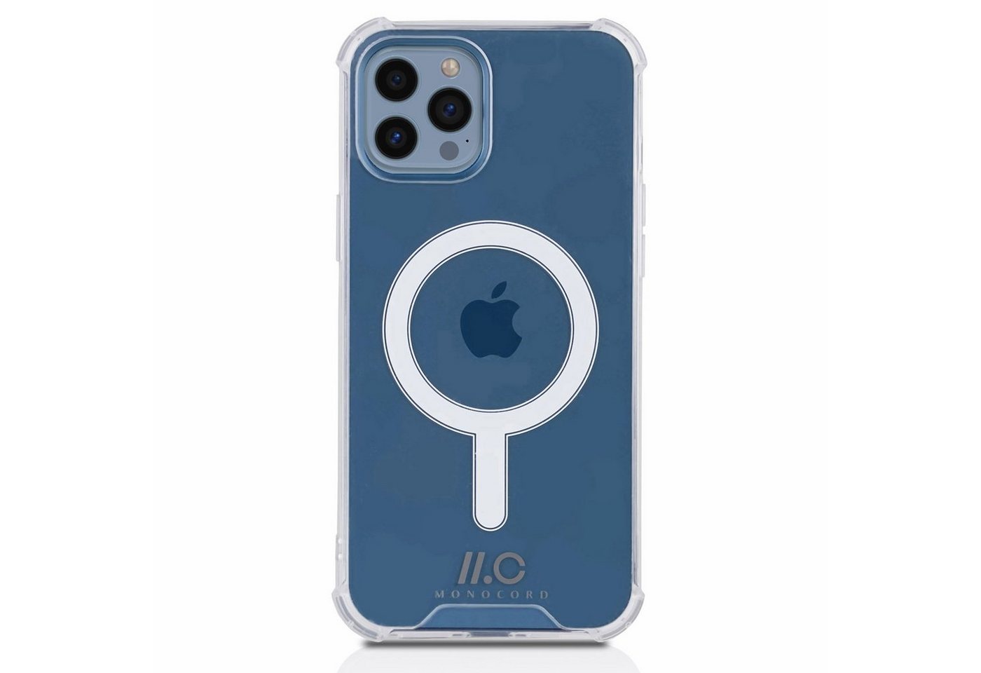MONOCORD Handyhülle MagSafe-Case für iPhone 13 Pro Hülle mit Magneten 6.1 Zoll, Kompatibel mit Magsafe Charger MHXH3ZM/A und MHXF3ZM/A von MONOCORD