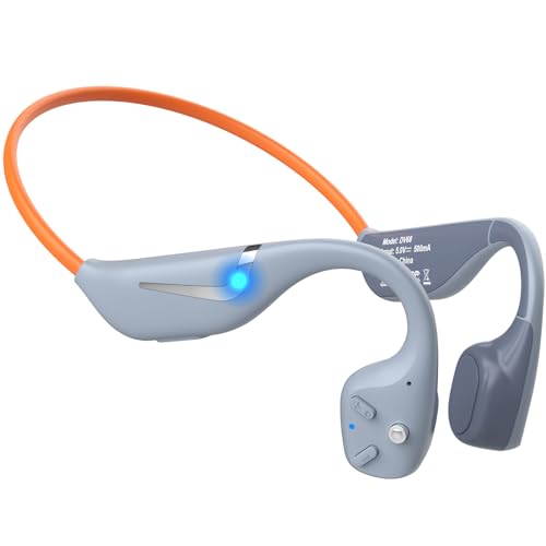 MONODEAL Knochenschall Kopfhörer Bluetooth 5.3, Bone Conduction Headphones mit 20H Spielzeit, Open Ear Kopfhörer mit Licht, IP67 wasserdichte Sportkopfhörer für Läuft Radfahren Trainieren Wandern von MONODEAL