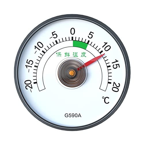 MONOJLY Thermometer 50 mm Auto-/Kühlschrank-Thermometer -20 bis 50 ℃/-20 bis 20 ℃ Selbstklebende Zifferblatt-Temperaturanzeige Hohe Genauigkeit von MONOJLY