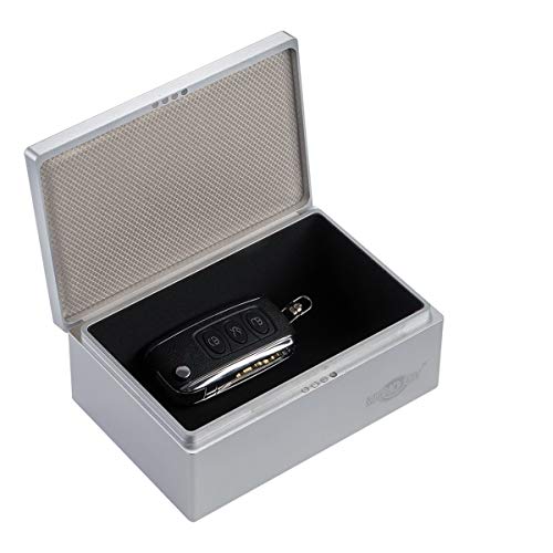 MONOJOY Keyless Go Schutz Autoschlüssel Box Signalblockierbox, Faraday Box für Autoschlüssel RFID Blocker Autoschlüssel sichere Dose, Schlüsselanhänger Aufbewahrungsbox Keyless Auto Aufbewahrungsdose MONOJOY Keyless Go Schutz Autoschlüssel Box Signalblockierbox, Faraday Box für Autoschlüssel RFID Blocker Autoschlüssel sichere Dose, Schlüsselanhänger Aufbewahrungsbox Keyless Auto Aufbewahrungsdose von MONOJOY