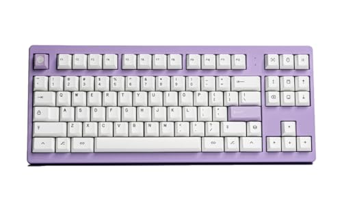 MONOKEI Standard-Tastatur (Dream Lilac mit leisen roten Schaltern) von MONOKEI