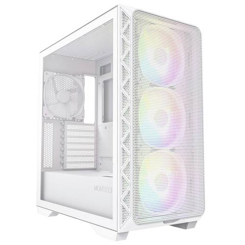 MONTECH AIR 903 MAX Midi-Tower PC-Gehäuse Weiß 4 Vorinstallierte LED Lüfter von MONTECH