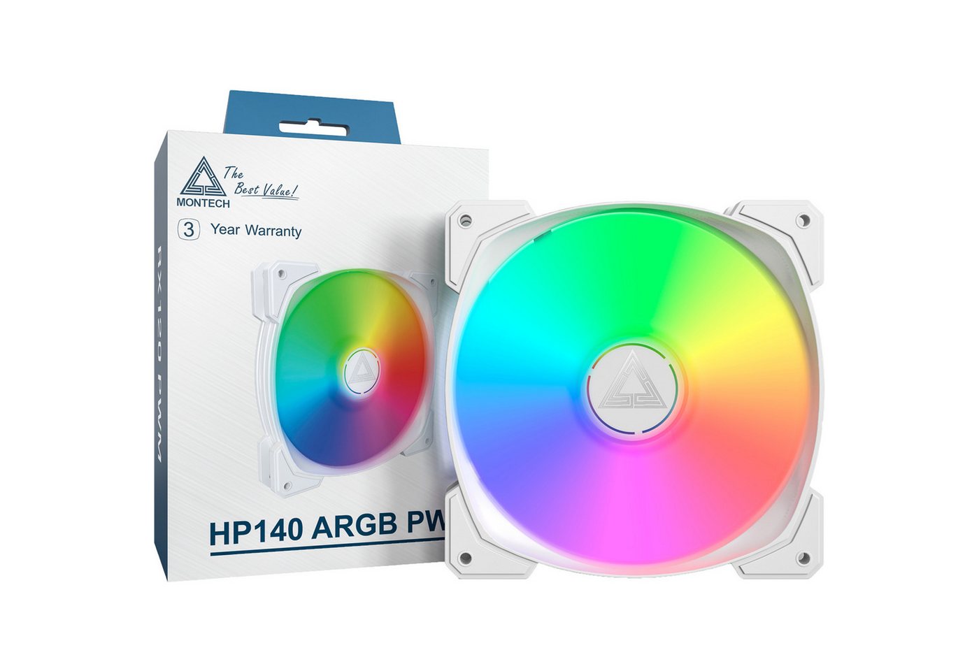 MONTECH Gehäuselüfter Montech HP140 ARGB PWM 140x140x25, Gehäuselüfter MONTECH Gehäuselüfter Montech HP140 ARGB PWM 140x140x25, Gehäuselüfter von MONTECH