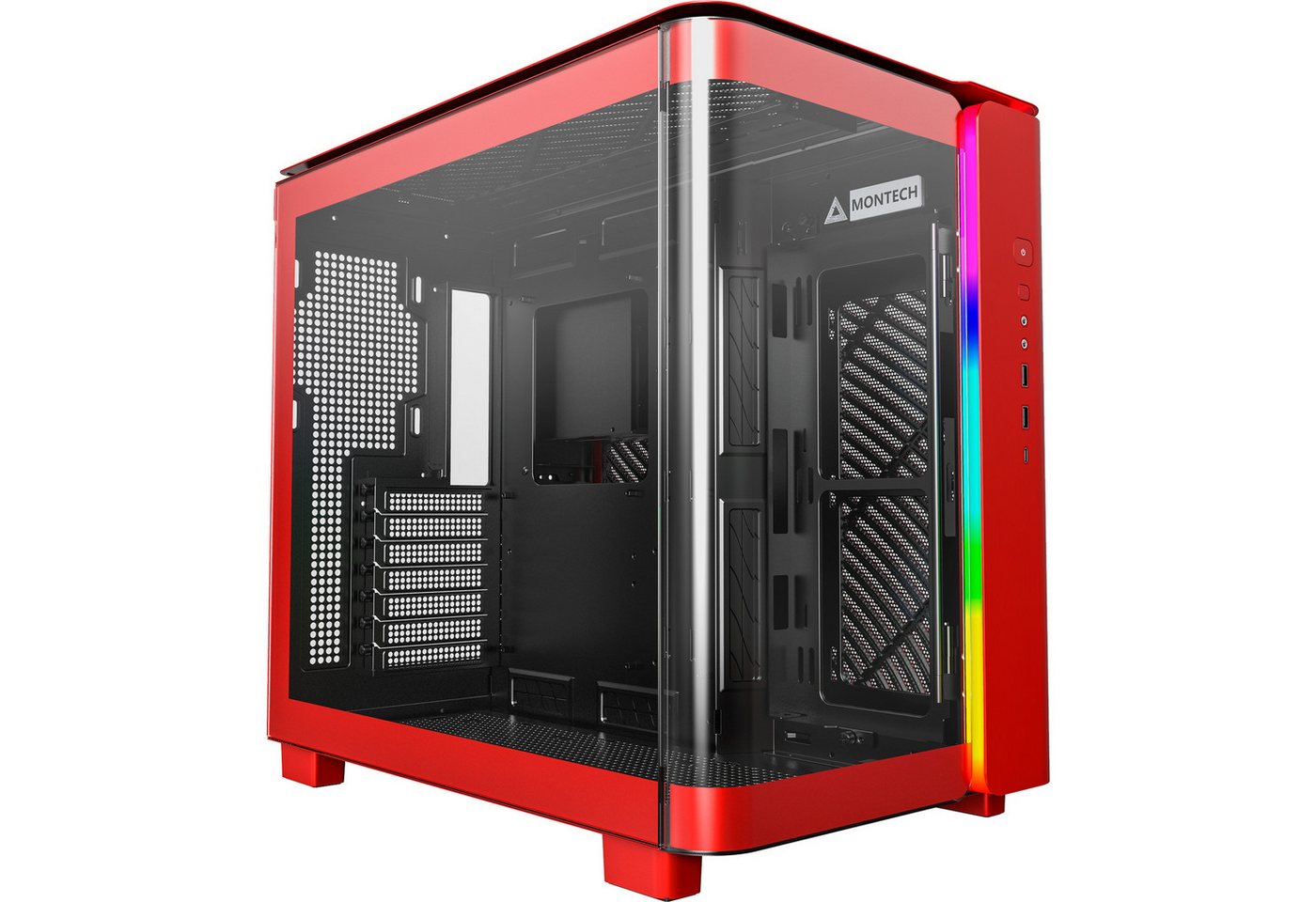 MONTECH PC-Gehäuse Montech KING 95, Tower-Gehäuse, (Tempered Glass MONTECH PC-Gehäuse Montech KING 95, Tower-Gehäuse, (Tempered Glass von MONTECH
