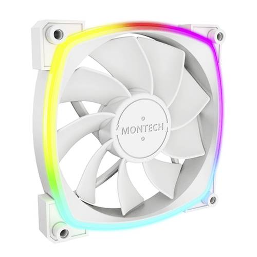 MONTECH RX120 PWM ARGB PC-Gehäuse-Lüfter Weiß, Grau (B x H x T) 120 x 120 x 25mm von MONTECH