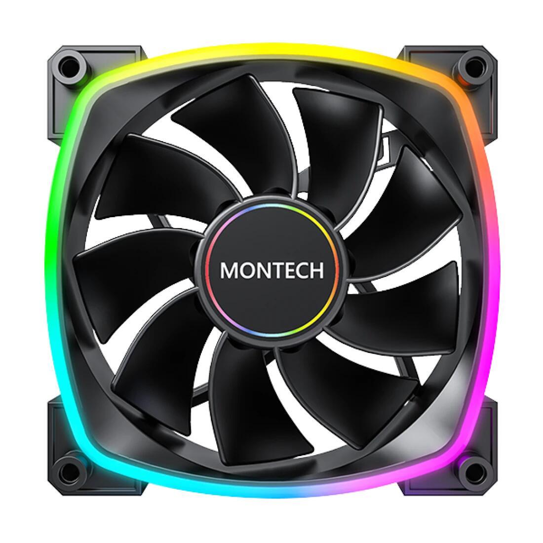 Montech Lüfter RX140 PWM, 140mm, Schwarz Montech Lüfter RX140 PWM, 140mm, Schwarz von MONTECH
