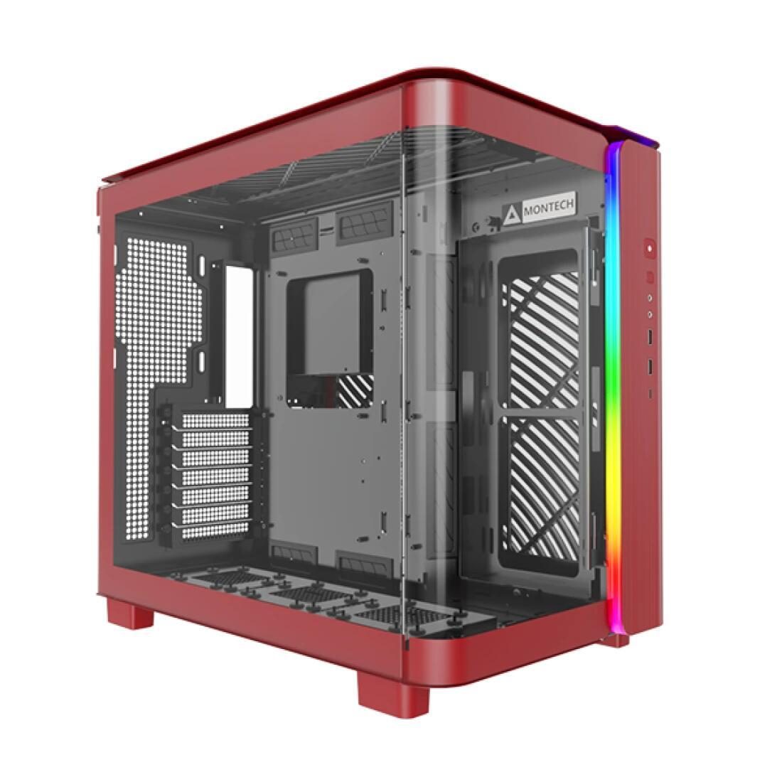Montech PC Gehäuse King 95 Mid-Tower Rot Montech PC Gehäuse King 95 Mid-Tower Rot von MONTECH