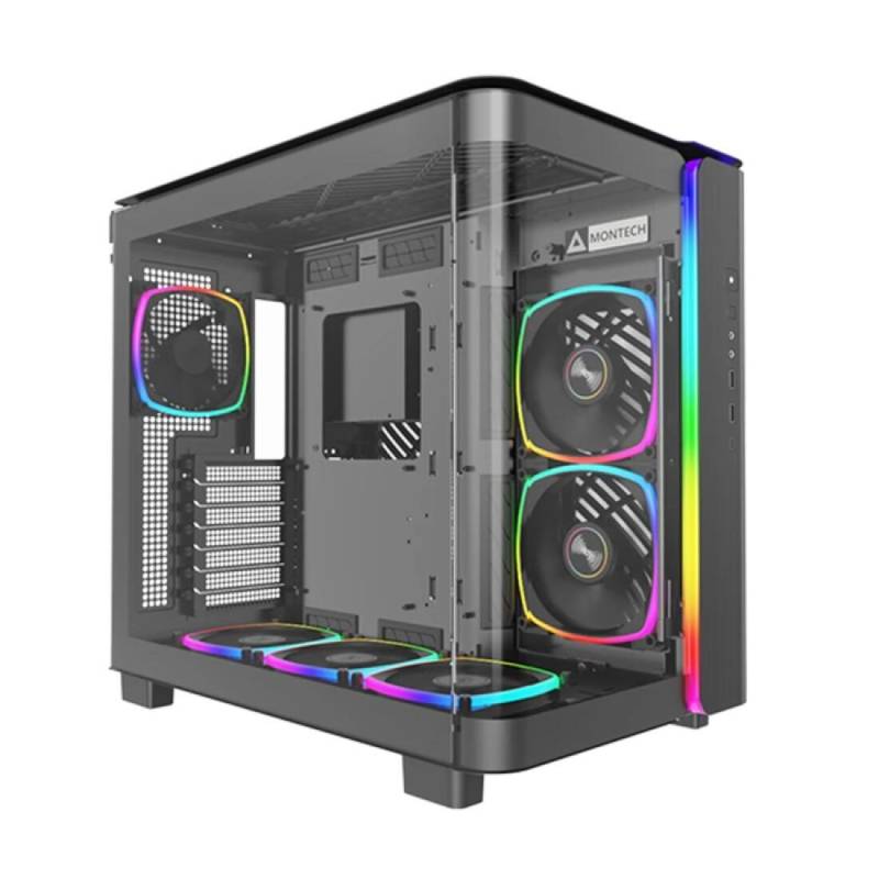Montech PC Gehäuse King 95 Pro Mid-Tower Schwarz von MONTECH