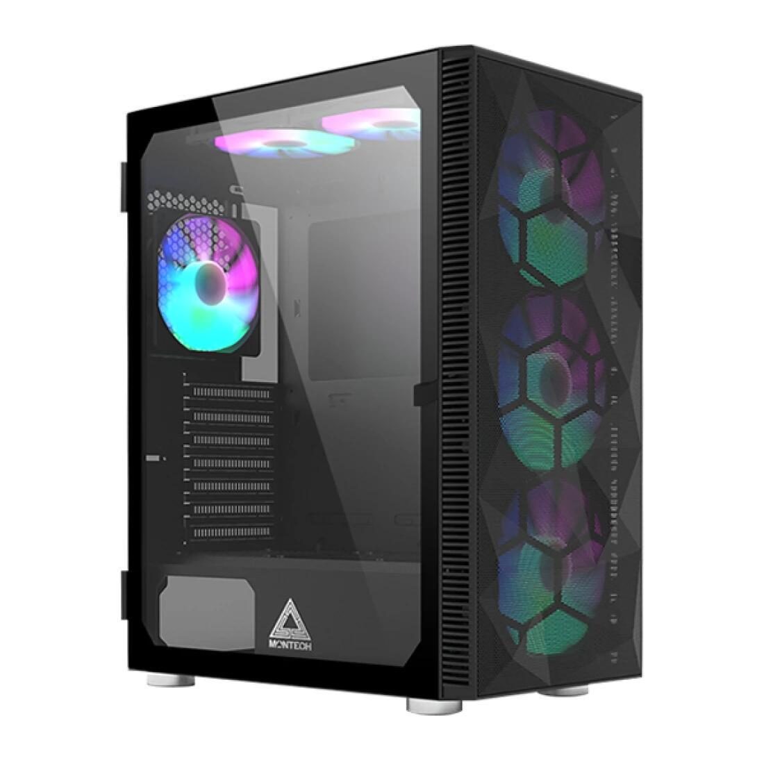 Montech PC Gehäuse X3 Mesh Midi-Tower Schwarz Montech PC Gehäuse X3 Mesh Midi-Tower Schwarz von MONTECH