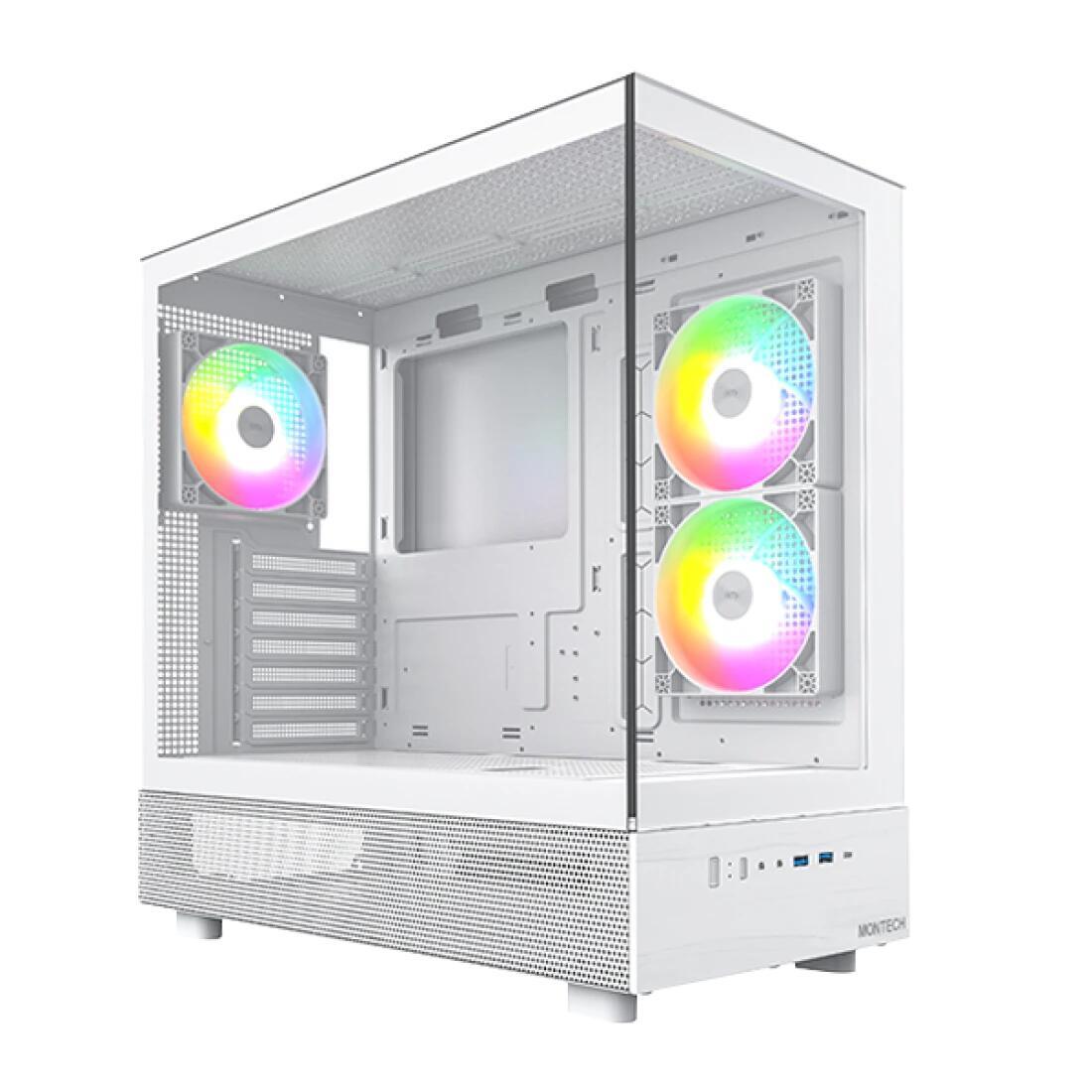 Montech PC Gehäuse XR Midi-Tower Weiß Montech PC Gehäuse XR Midi-Tower Weiß von MONTECH