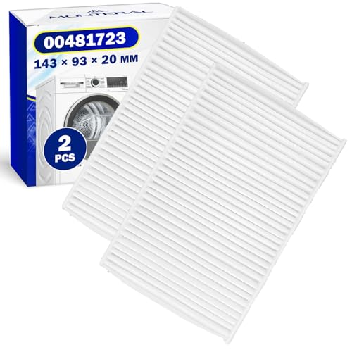 2 Stück Trockner Filter mit dem Originalcode 000481723 481723 Pollen Filter für Bosch für Siemens - MONTERAL von MONTERAL