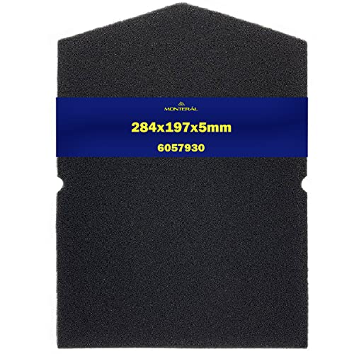 Schwammfilter für Trockner 6057930 für Miele 284 x 197 x 5 mm Flusenfilter für Wärmepumpentrockner mit Garantie 10 Jahre - MONTERAL von MONTERAL