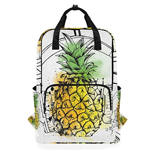 MONTOJ Reiserucksack Ananas mit Kopfhörern von MONTOJ