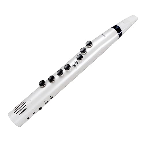 MOOER WI100 Digitales Blasinstrument, Mini Elektro-Saxophon mit Drei-Oktavreichweite, Pitch-Shifter und 37 Tönen, Weiß von MOOER