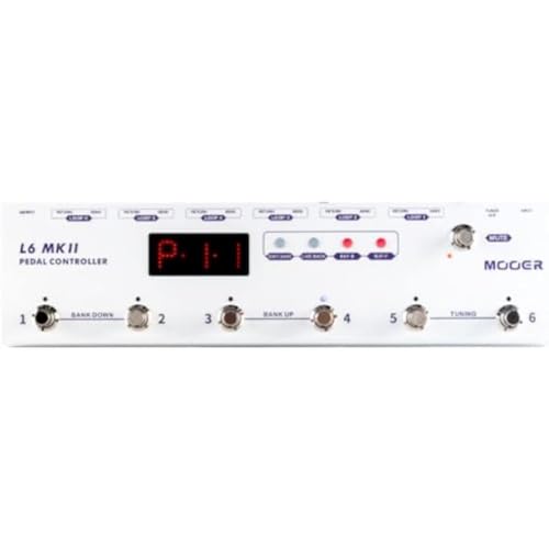 Mooer Pedal Controller L6 MKII - Programmable 6-Channel Loop Switcher von MOOER