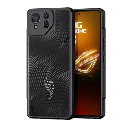 MOOISVS Schutzhülle für Asus Rog Phone 8/8 Pro, hydrophob, Anti-Fade, Anti-Fingerabdruck, stoßfest, passend für Asus Rog Phone 8/8 Pro, transparentes Schwarz MOOISVS Schutzhülle für Asus Rog Phone 8/8 Pro, hydrophob, Anti-Fade, Anti-Fingerabdruck, stoßfest, passend für Asus Rog Phone 8/8 Pro, transparentes Schwarz von MOOISVS