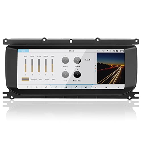 MOOKAKA Android 10.0 Autoradio 1 DIN GPS-Navigation für Land Rover Evoque L538 2011-2018 Autoradio Multimedia-Player Bluetooth IPS-Display mit Carplay, WLAN, DSP, HDMI, RDS (8+128G) von MOOKAKA